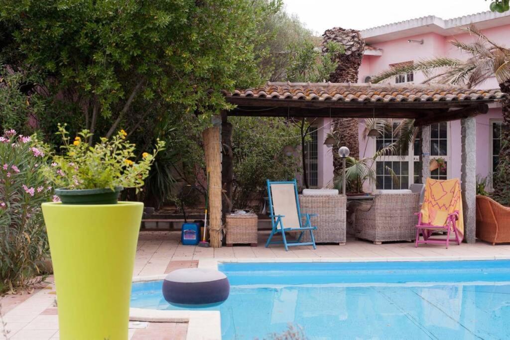 Big Relax Apartment With Swimming Pool And A Peaceful Garden In A Private Villa Sestu Zewnętrze zdjęcie